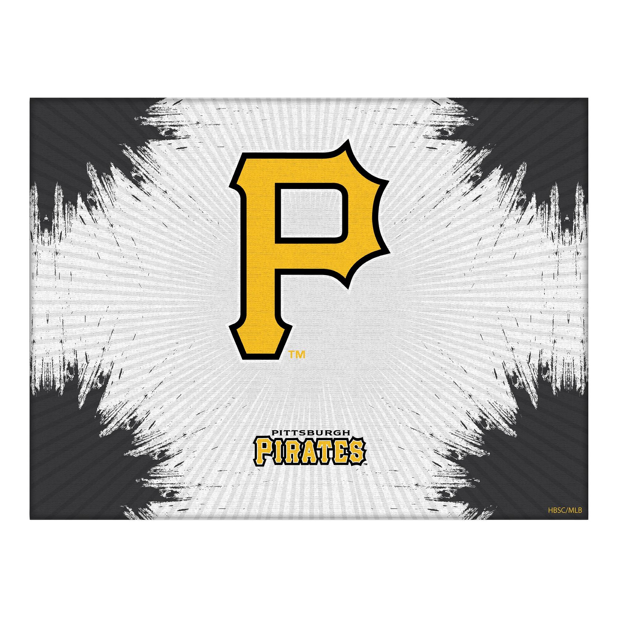 Pittsburgh Pirates 24" x 32" Splash Canvas Wall Art