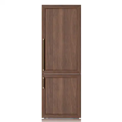 Front. Ca'Lefort - 22" Panel Ready Refrigerator with Bottom Freezer, 3-zone Temperature Control, 9.72 cu.ft (Panel Not Included) - white.