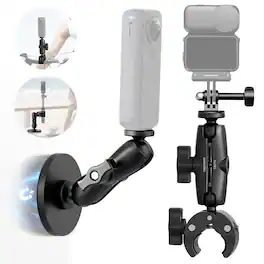 Neewer - Handlebar Mount for Insta360/GoPro/DJI, 360° - Black