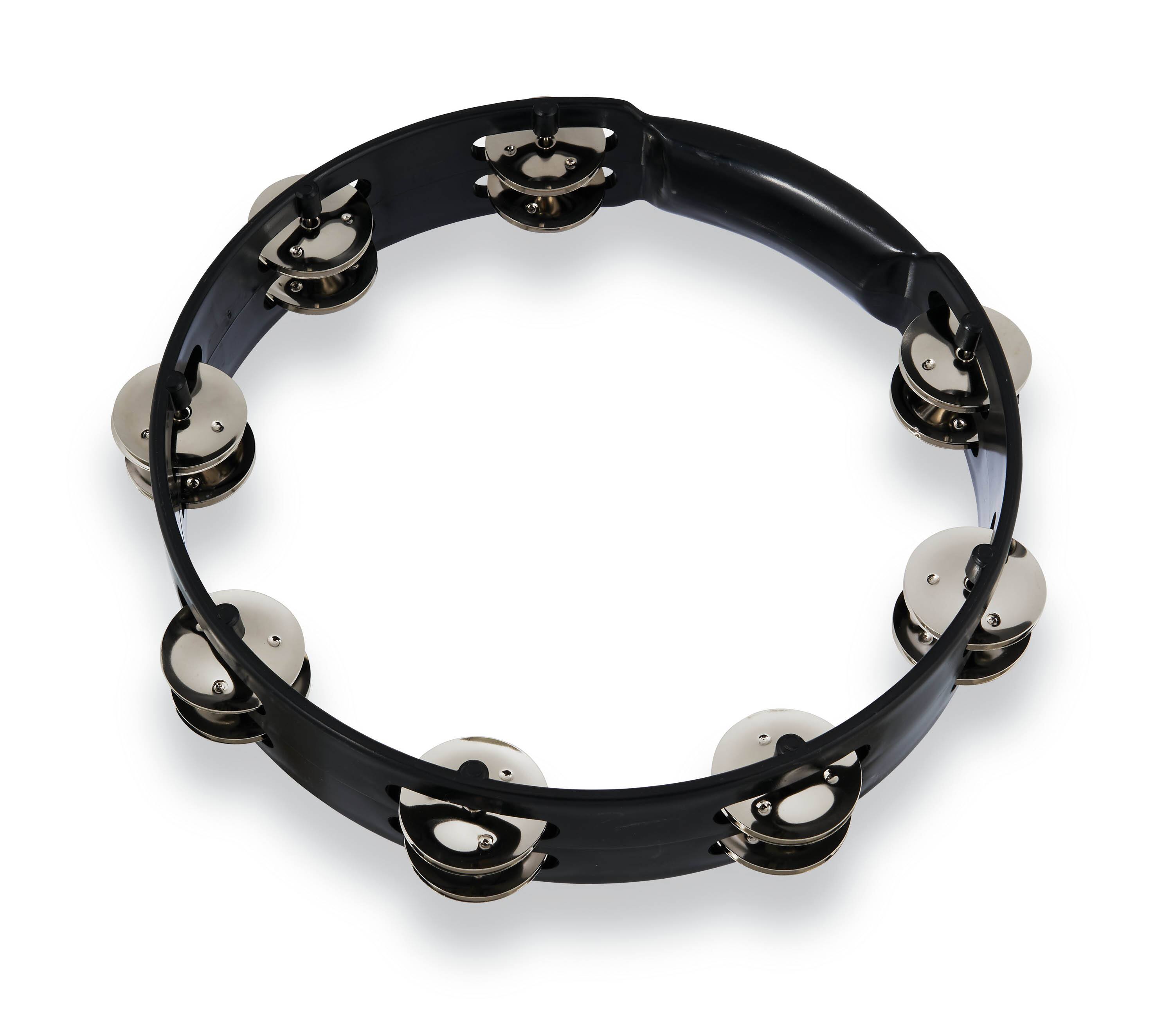 Front. Latin Percussion - Aspire Tambourine, 10".