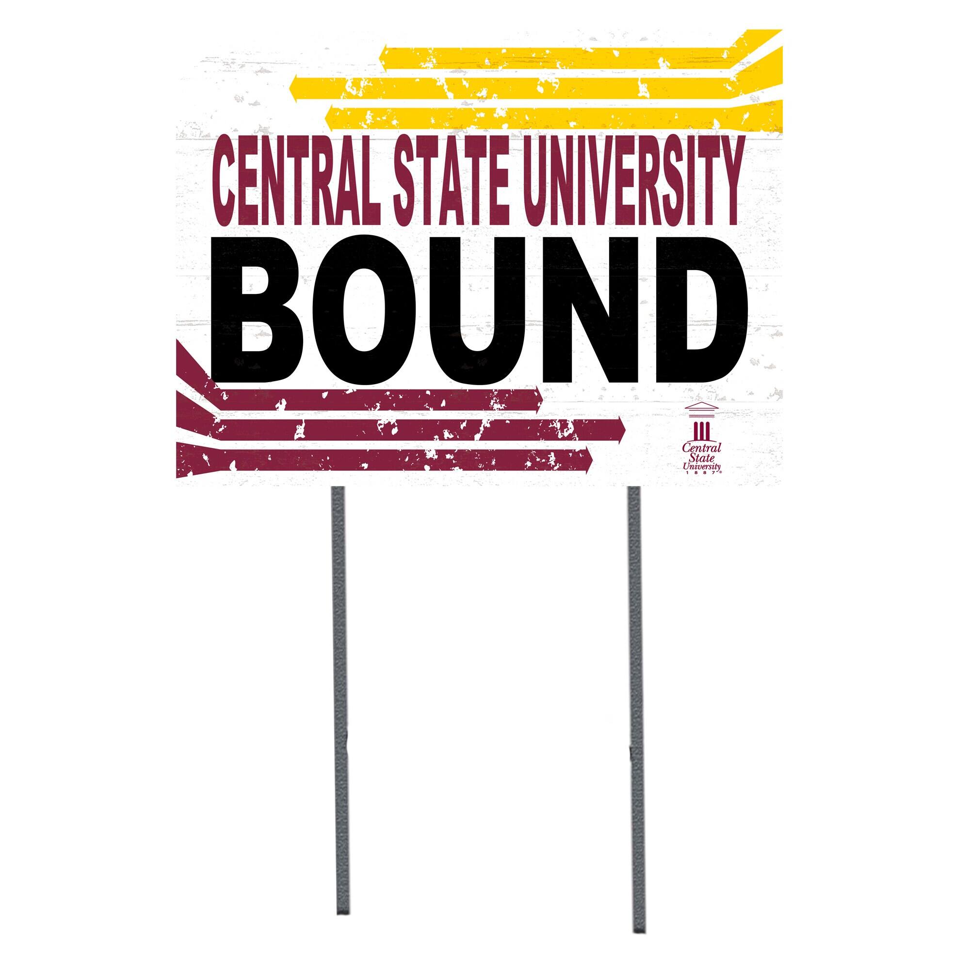 Central State Marauders 18'' x 24'' Bound Yard Sign