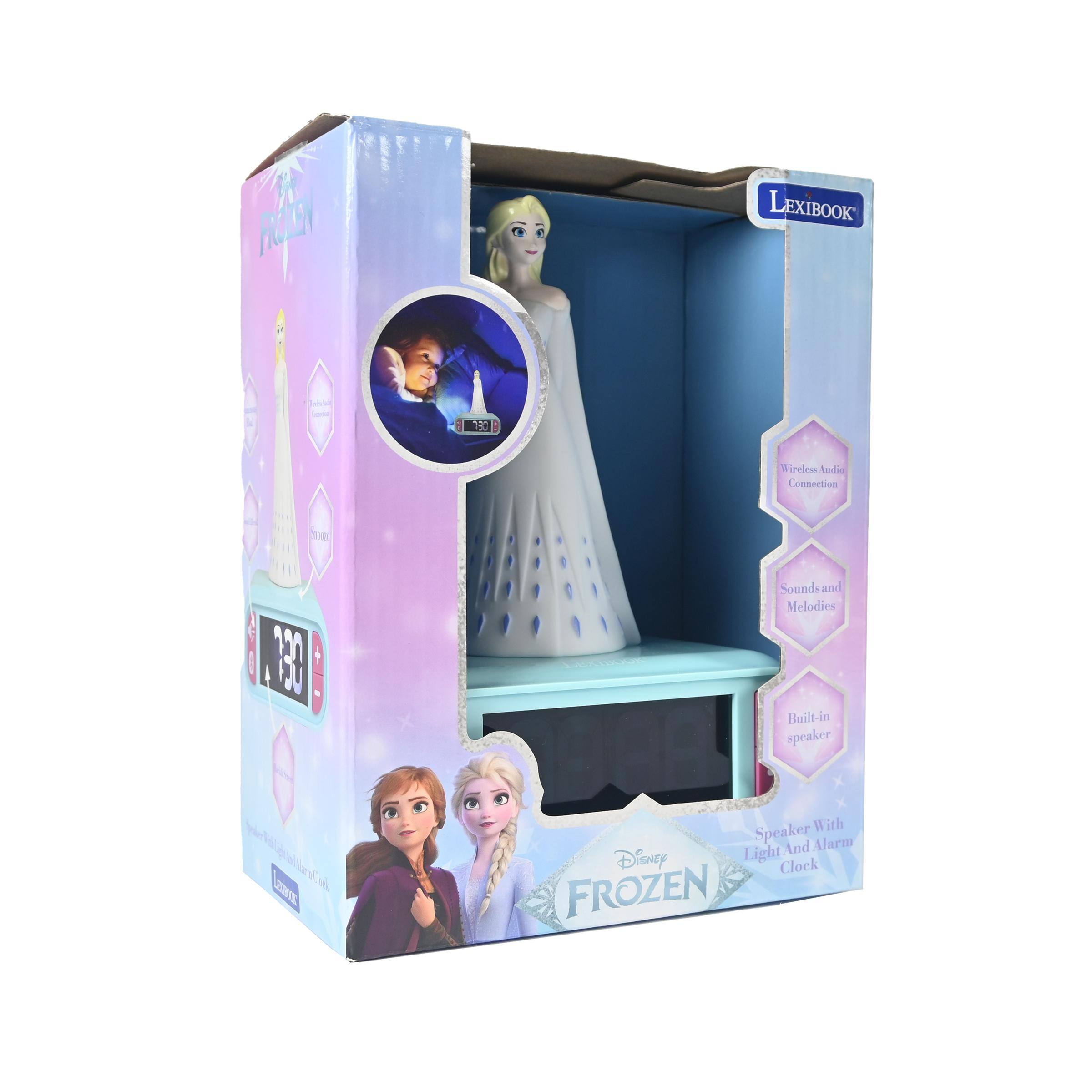 PROTEN  
LEXIBOOK  
Wireless Audio Connection  
CBC  
Sounds and Melodies Built-in speaker  
TOMELL  
Speaker With And Alarm Disney Light Clock FROZEN