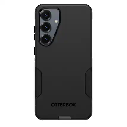 Front. OtterBox - Commuter Series Hard Shell for Galaxy S25+ - Black.