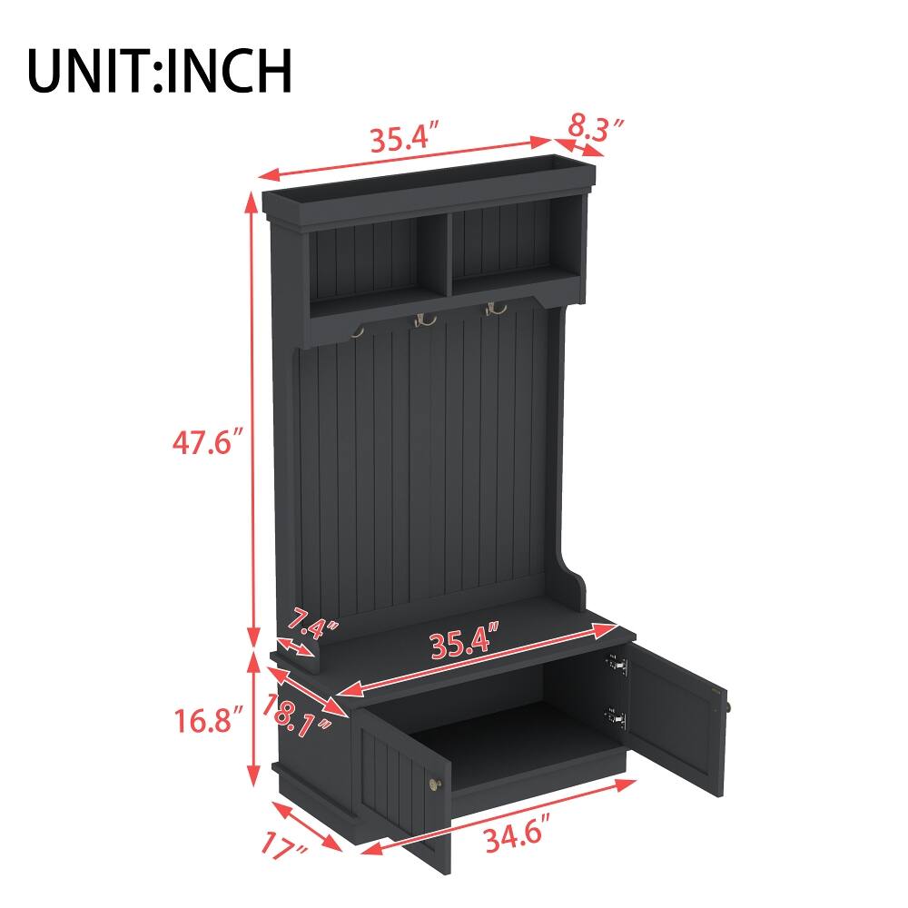 UNIT: INCH  
35.4"  
8.3"  
47.6"  
7.4" 16.8" 18.1" 17"  
35.4" 34.6"