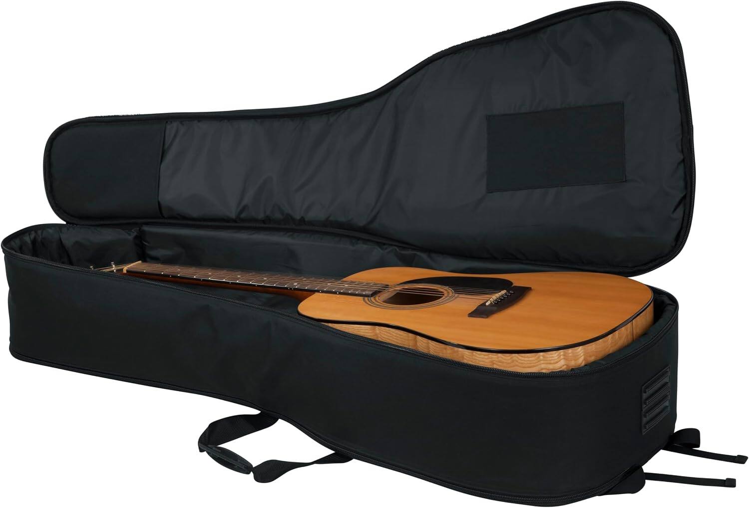 Alt View 1. Gator - 4G Series Double Gig Bag for Acoustic and Electric Guitars with 20mm Padding and Backpack Straps.