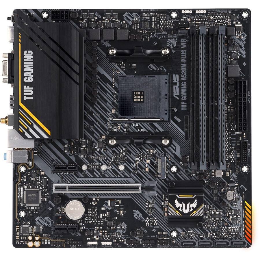 ASUS TUF GAMING A520M PLUS WIFI Gaming Desktop Motherboard AMD
