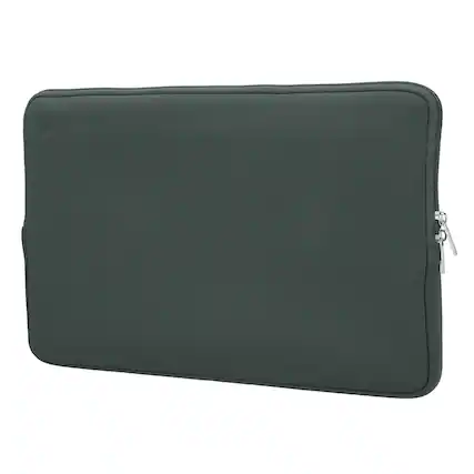 Front. Unique Bargains - Laptop Case - Polyester Computer Sleeve Carrying Bag, Waterproof Protective Cover for 17" Notebook - Dark Gray.