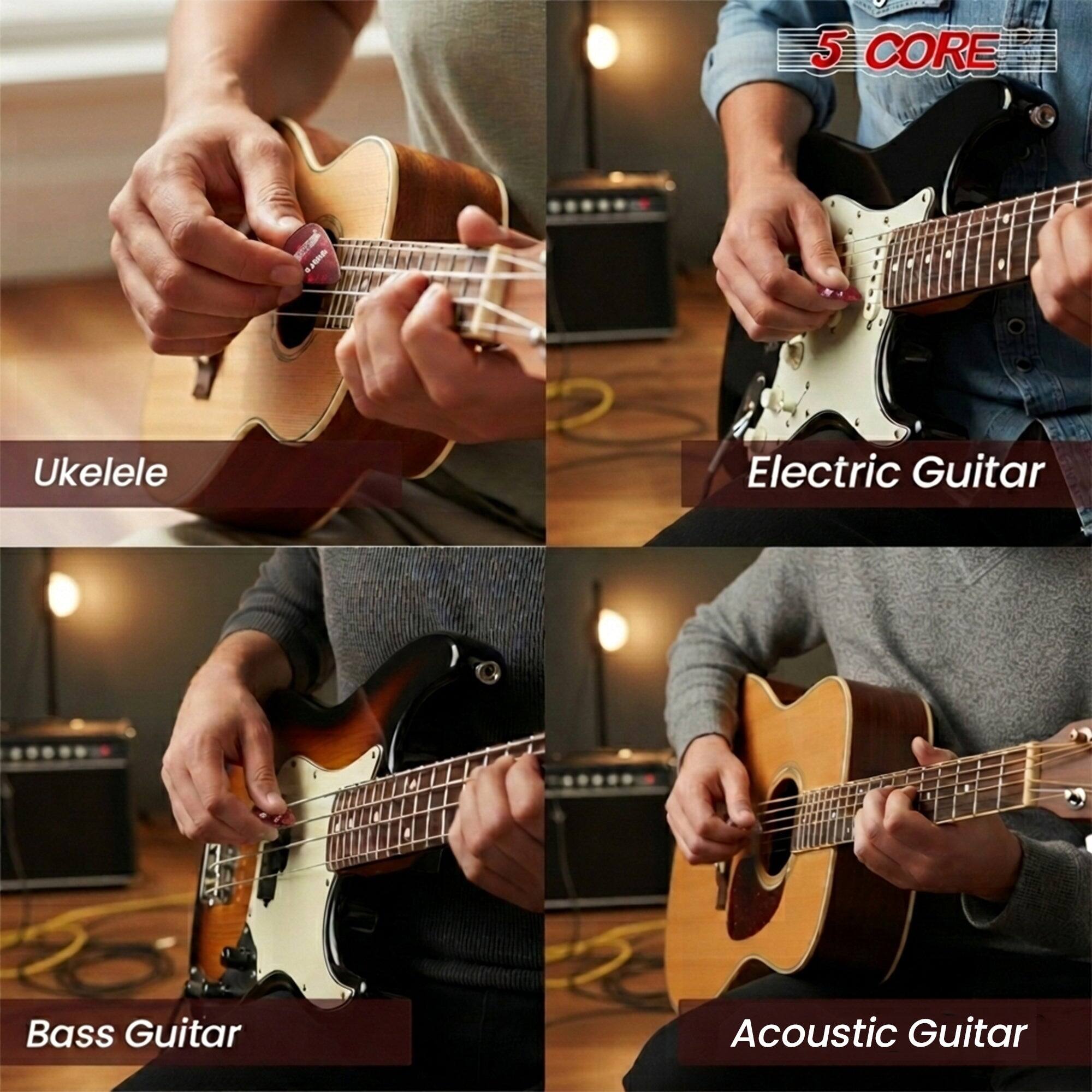 5 CORE  
Ukelele  
Electric Guitar  
Bass Guitar  
Acoustic Guitar