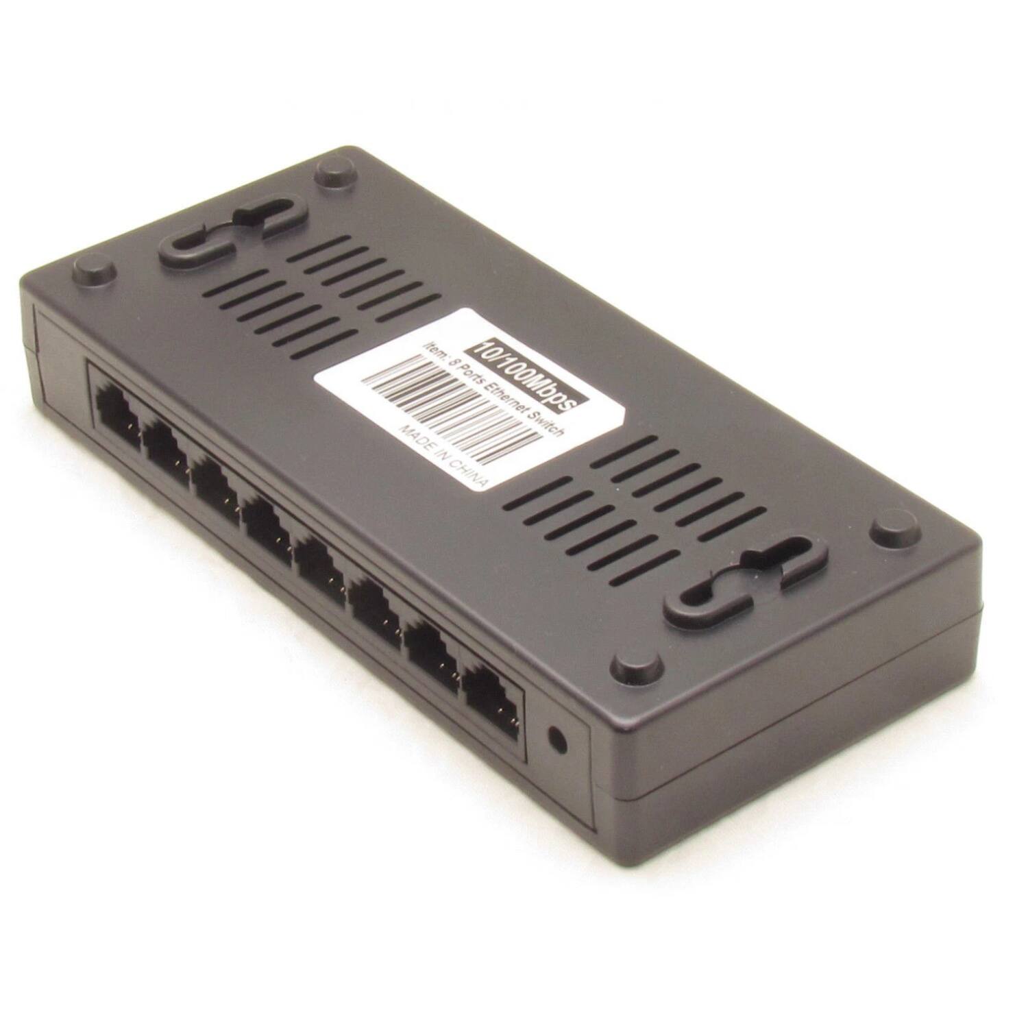 The corrected text is:

"Item 8: Ports - 10/100Mbps Ethernet Switch, Made in China."