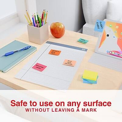 Safe to use on any surface  
WITHOUT LEAVING A MARK