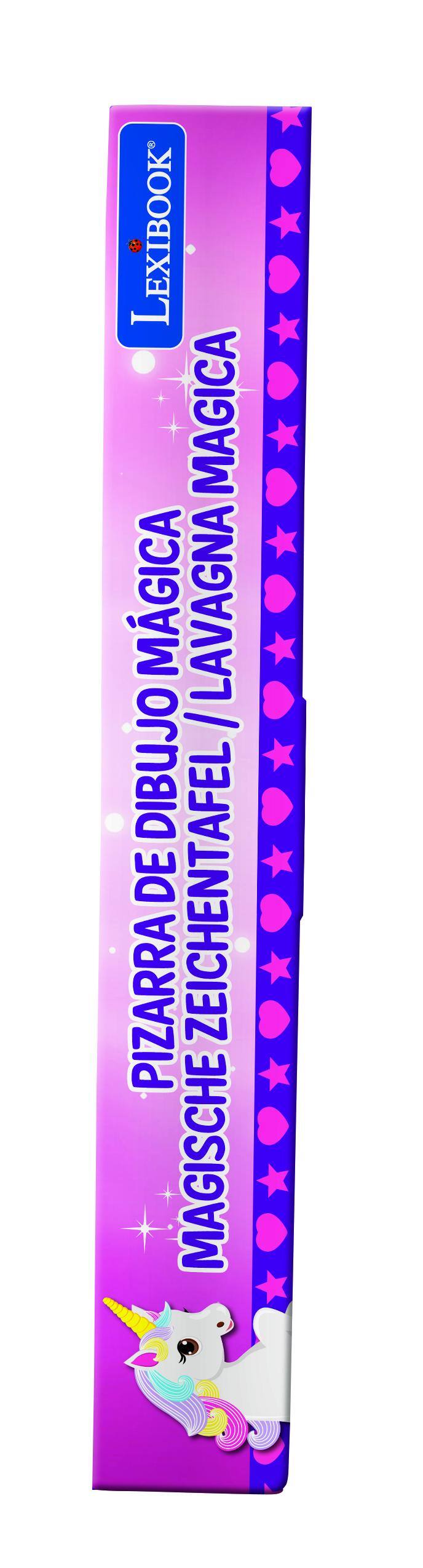 LEXIBOOK MAGICA  
PIZARRA DE DIBUJO MÁGICA  
LAVAGNA MAGICA  
ZEICHENTAFEL  
MAGISCHE PIZZARA