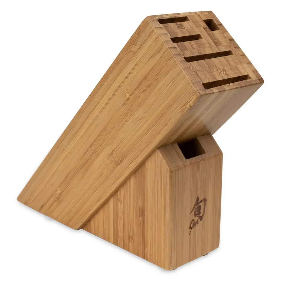 Shun 6 Slot Bamboo Slimline Block DM0806 - Best Buy