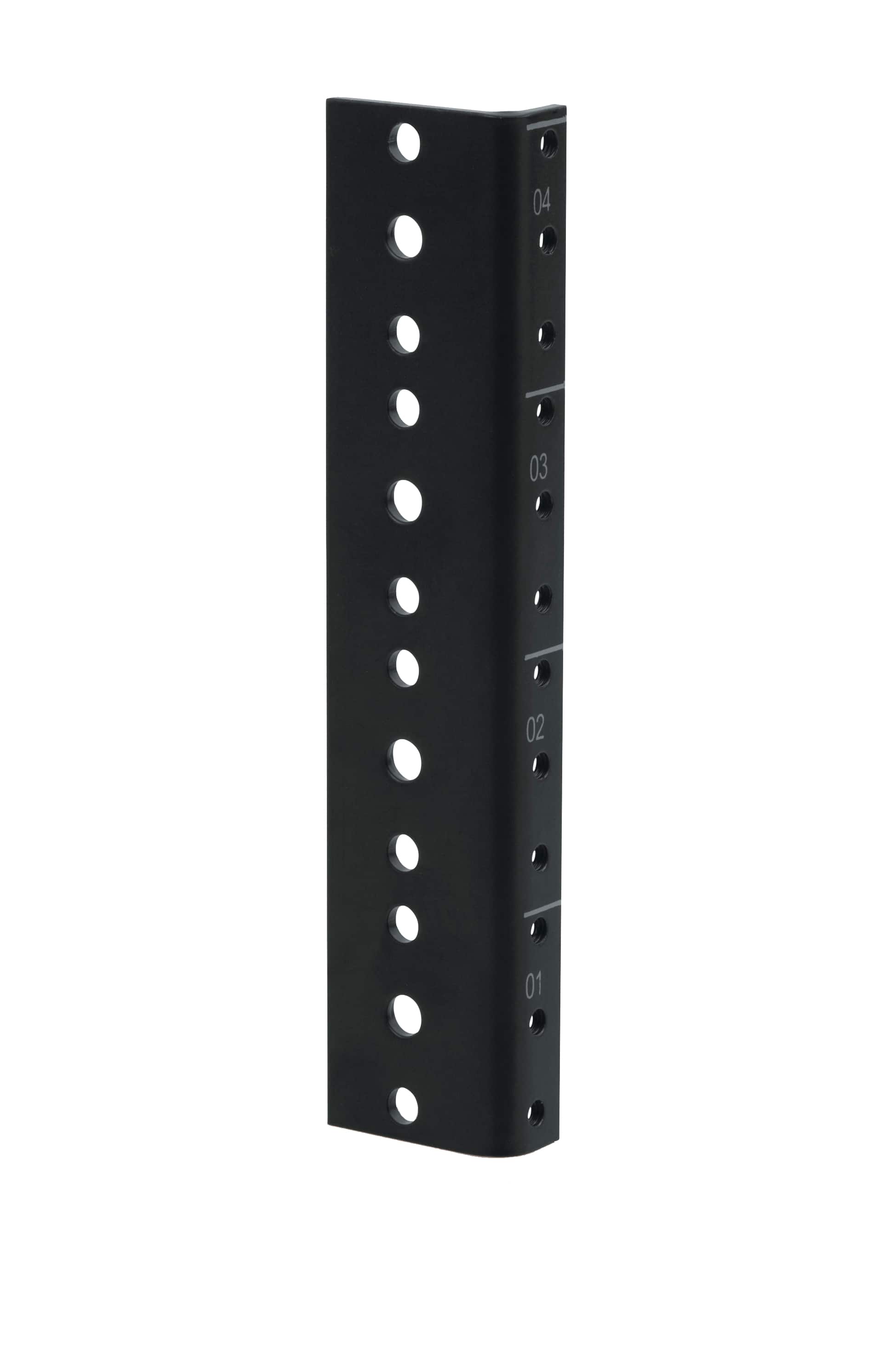 Gator - 4U Rack Rails, Cold Rolled Steel Threaded , 3mm Thick with Black Powder Coating - 2pcs per Pack price history on PriceWatchPro