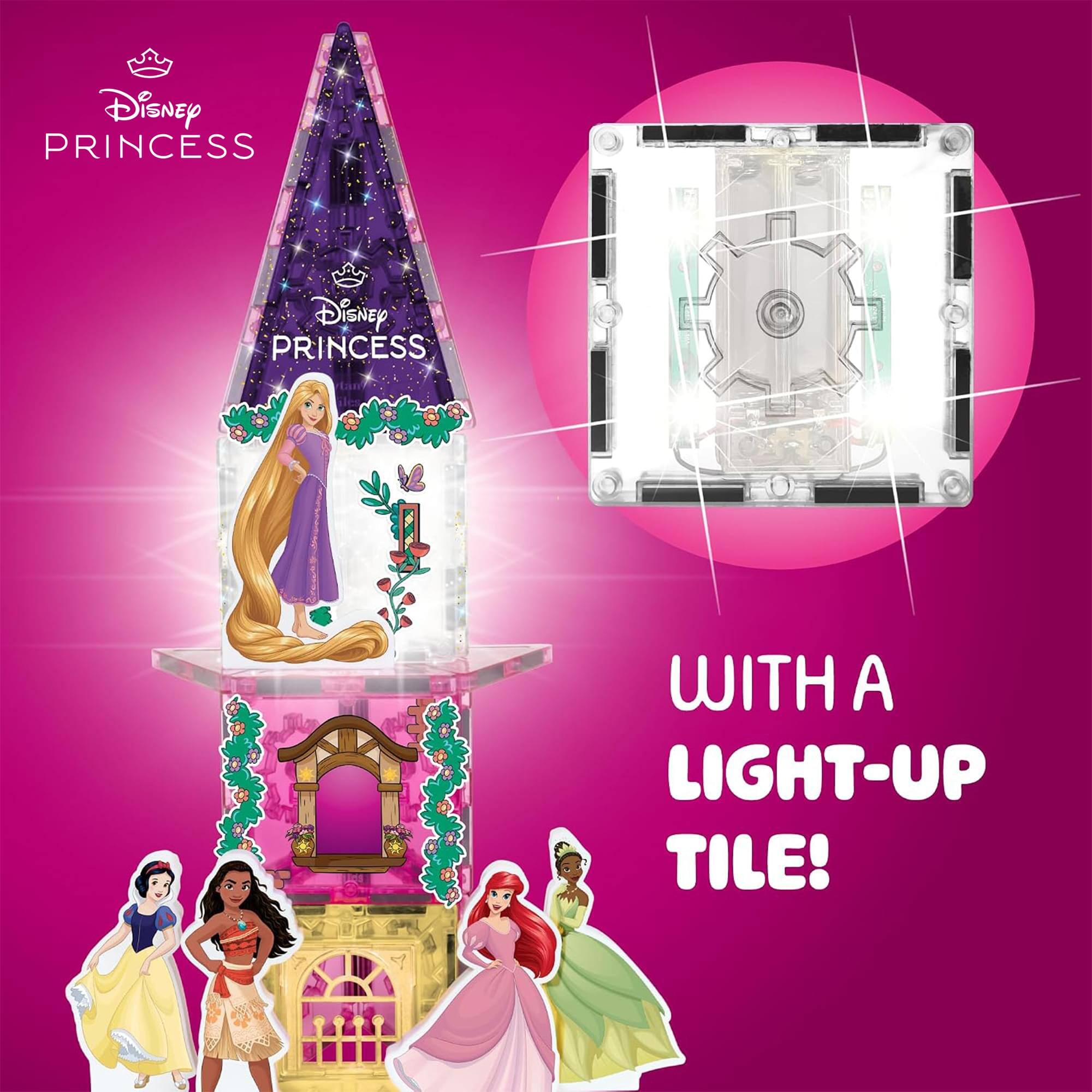 Disney PRINCESS WITH A LIGHT-UP TILE!