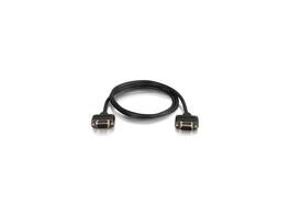 Cables to Go - C2G 52147 Serial RS232 DB9 Cable with Low Profile Connectors F/F, In-Wall CMG-Rated, Black (3 Feet, 0.91 Meters)