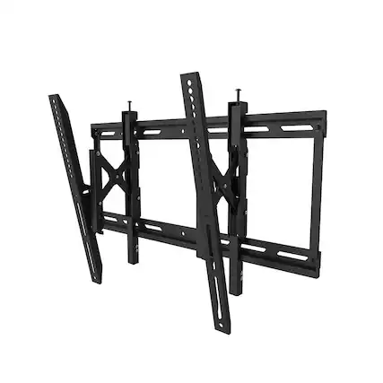 Front. Kanto - Extendable Tilting TV Wall Mount for 43” to 90” TVs - Black.