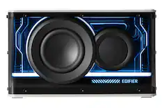 Front. Edifier - QD25 Portable Bluetooth Speaker - White.