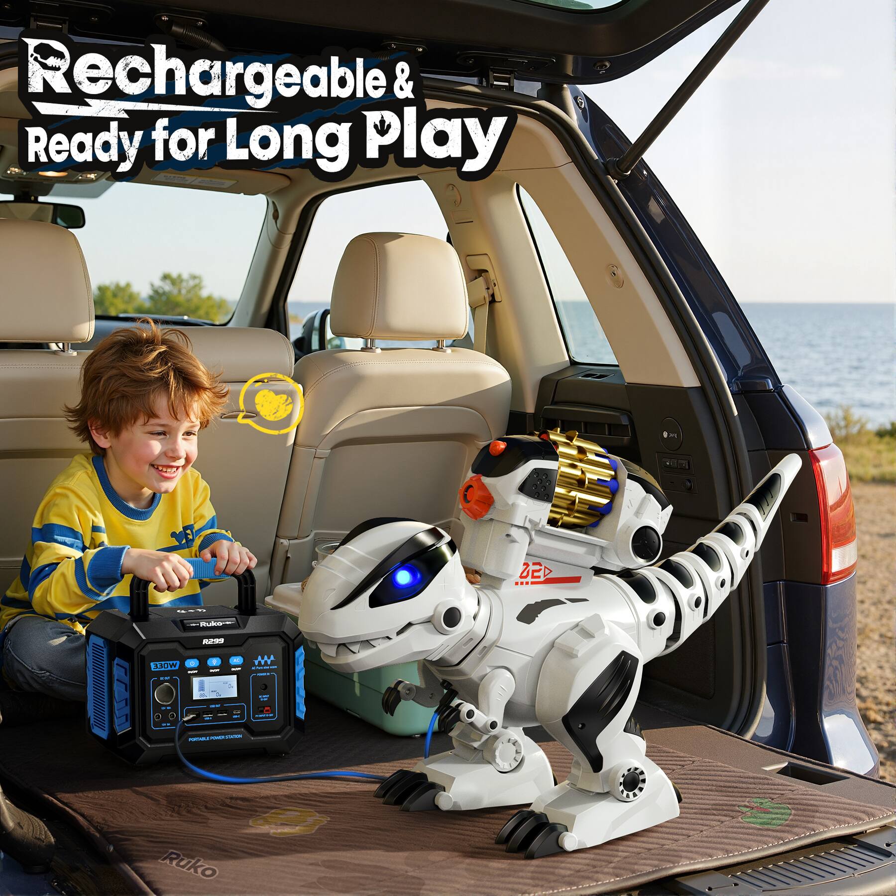 Rechargeable & Ready for Long Play