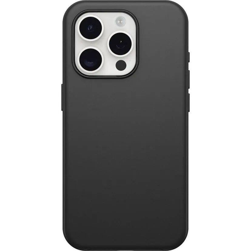 OtterBox - iPhone 15 Pro Symmetry Series Antimicrobial Case with MagSafe - Black