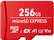 256GB microSD EXPRESS
microSD XC
EX A1
U3
V30
