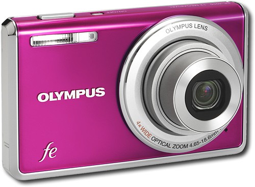 Best Buy: Olympus 12.0-Megapixel Digital Camera Magenta FE-4010