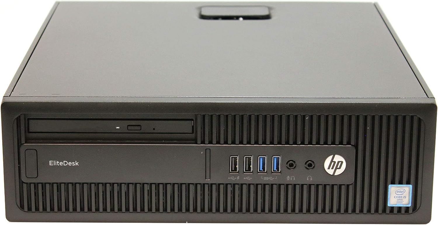 HP Refurbished Excellent EliteDesk 800G2 SFF Desktop PC, Intel