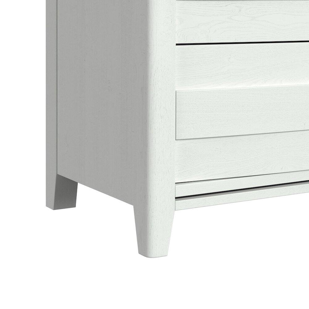 Alt View 4. Picket House Furnishings - Chett 2-Drawer Nightstand with USB in White - White.