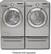 Alt View Standard 2. LG - SteamDryer 7.3 Cu. Ft. 9-Cycle Large Capacity Electric Dryer - Graphite Steel.