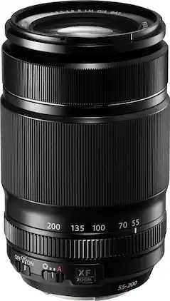 Fujifilm - Fujinon XF 55-200mm f/3.5-4.8 R LM OIS Telephoto Zoom Lens for Select X-Series Cameras - Black
