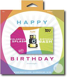 Front Large. Best Buy GC - $25 Birthday Gift Card.