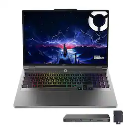 Lenovo - Legion 5 16" Gaming Laptop,Ultra 9 275HX,GeForce RTX 5060,32GB RAM,1TB SSD+160GB Dock Set,Backlit,Win 11 - Gray