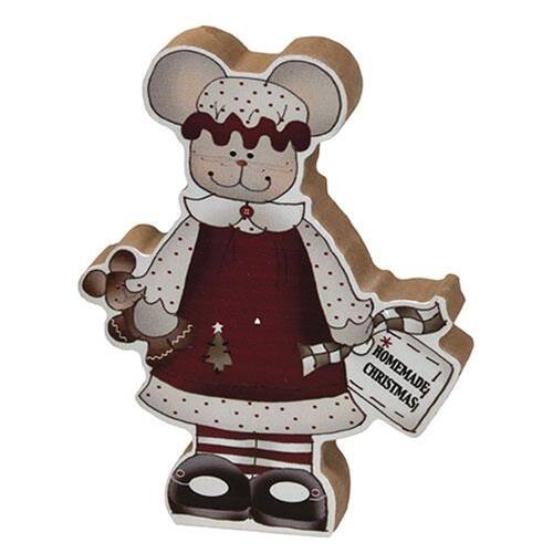 Back. BreeBe - Waiting For Santa Chunky Mouse 2 Asstd. - Multicolor.