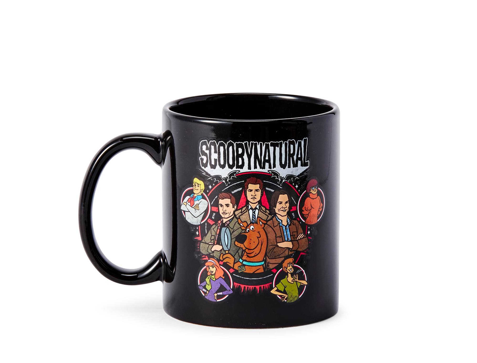 Warner Bros. - Scooby-Doo x Supernatural "Scoobynatural" Coffee Mug | Holds 11 Ounces - Black