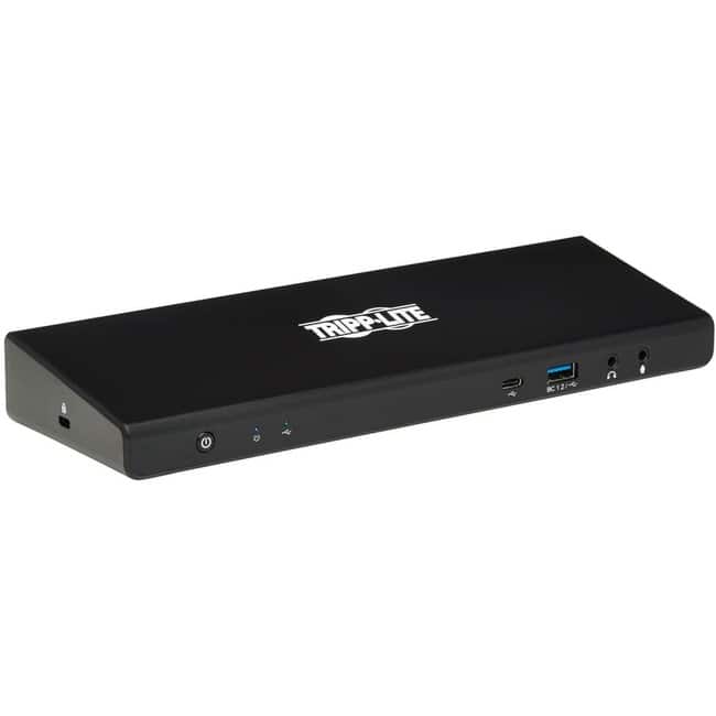 Eaton Tripp Lite Series USB-C Dock, Dual Display - 5K 60 Hz DP, 4K 60 Hz HDMI, USB 3.x (5Gbps), USB-A/C Hub, GbE, 85W PD