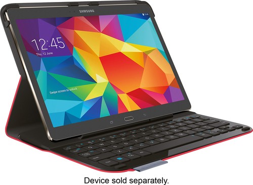 Logitech - Type - S Keyboard Case for Samsung Galaxy Tab S 10.5 - Bright Red