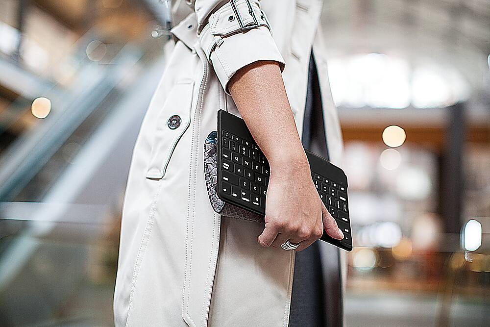 Alt View 20. Logitech - Keys-To-Go Keyboard for iPhone, iPad, and Apple TV  with Durable Spill-Proof Design - Black.