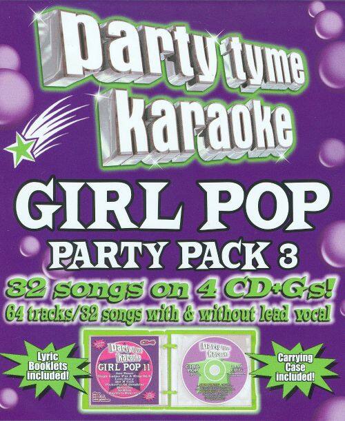 Front. Party Tyme Karaoke: Girl Pop Party Pack, Vol. 3 [CD].