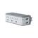 Alt View 11. Belkin - 3-Outlet/2-USB Surge Protector - Gray.