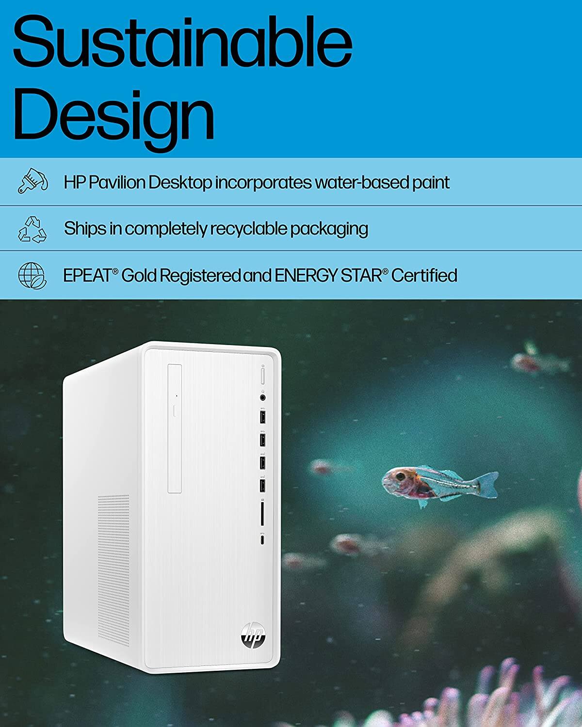 HP Refurbished Excellent Pavilion TP01 3016 Desktop Intel Core i5