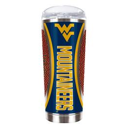 Great American Products - West Virginia Mountaineers 18oz. Roadie Game Ball Tumbler - Brown