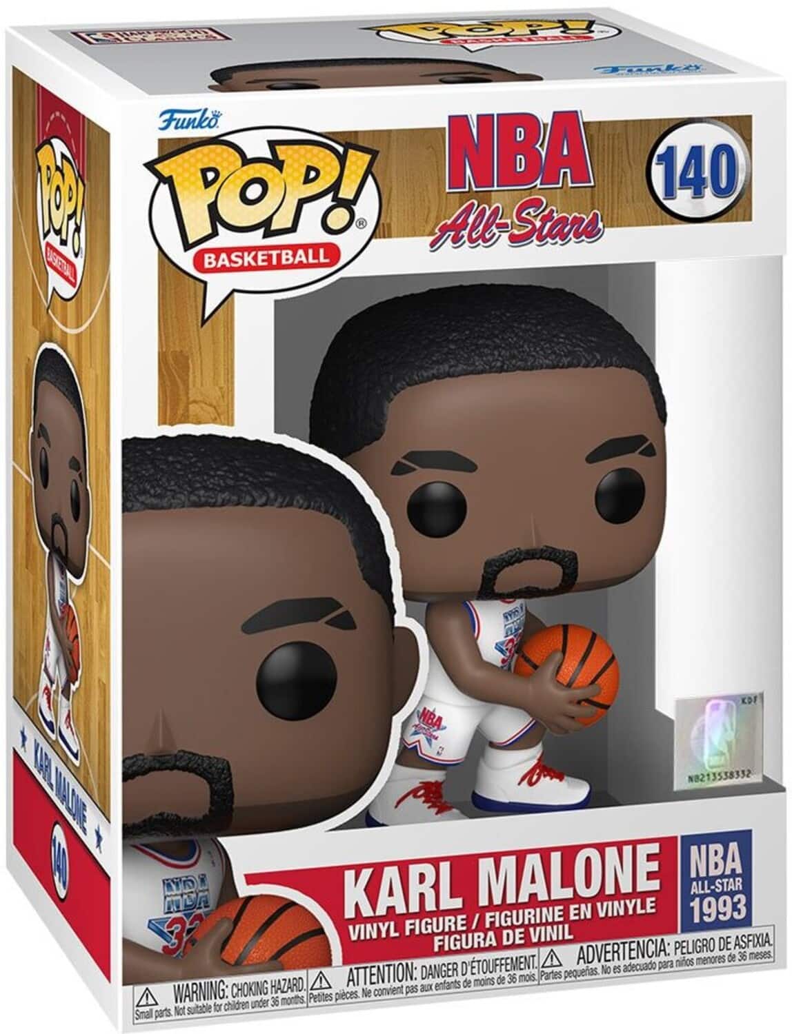 FUNKO POP! NBA: Legends -Karl Malone (WhiteAllStarUni1993) - COLLECTABLES - Multicolor