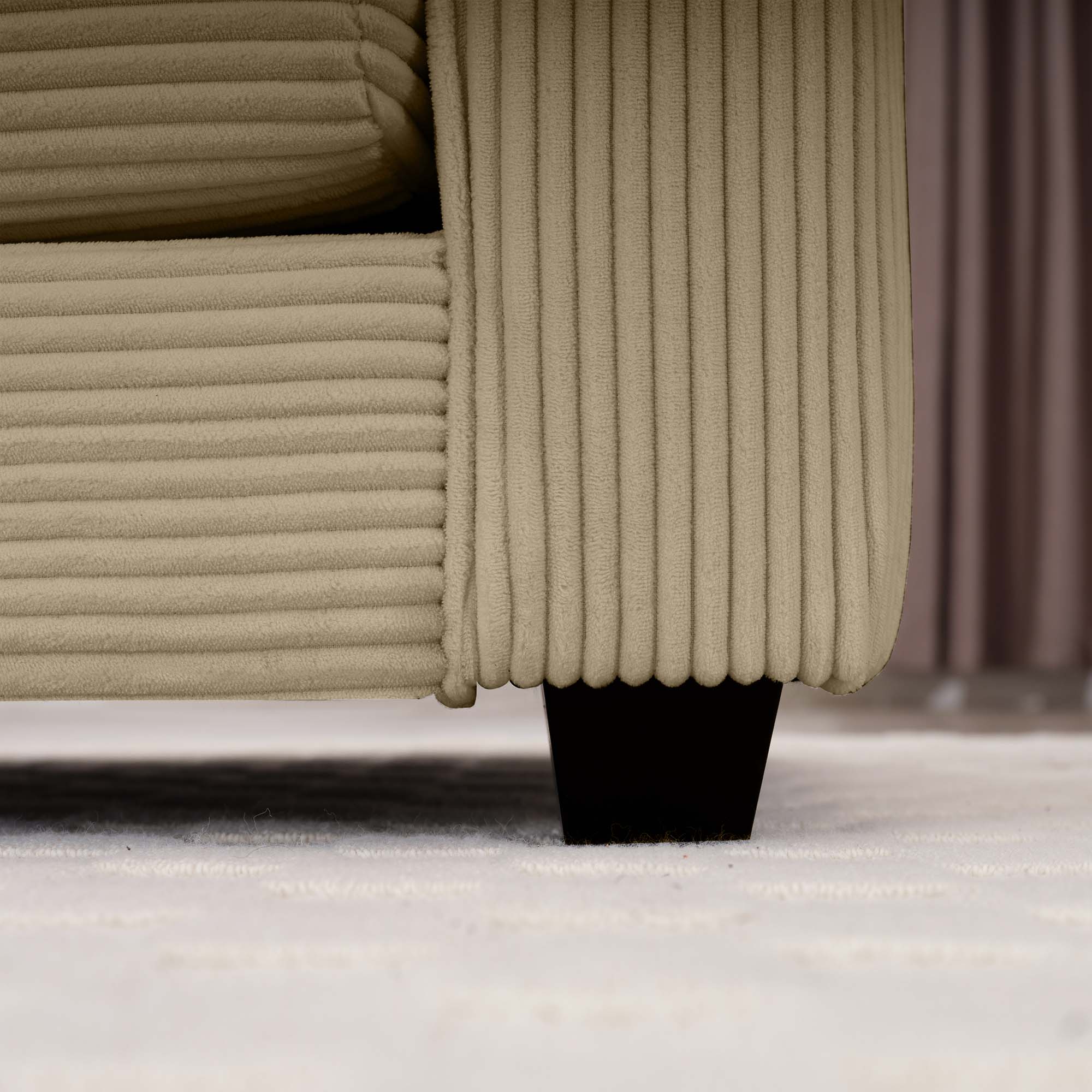 Alt View 9. LOVMOR - Corduroy Sofa Set L Shaped Modular Deep Seat Storage Ottoman Easy Assembly Memory Foam For Bedroom Soft Lounge - Tan.