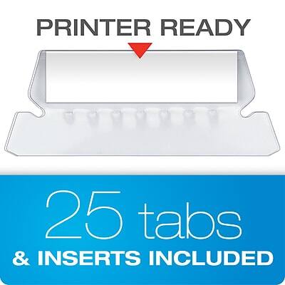 PRINTER READY

25 tabs & INSERTS INCLUDED