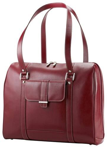 Front Standard. Samsonite - Business Satchel - Ruby Red.