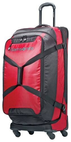 Front Standard. Samsonite - 32" Spinner Duffel - Red/Black.