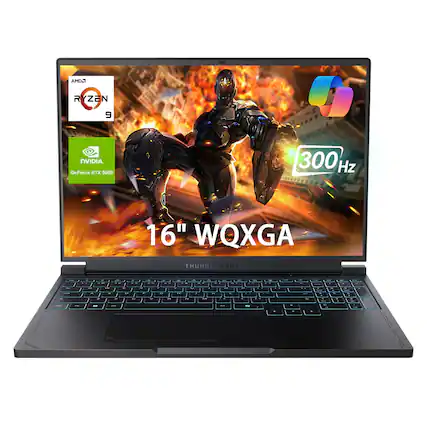 AMD Ryzen 9
NVIDIA GeForce RTX 5060
300 Hz
16" WQXGA
THUNDERBOT