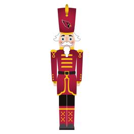 Fan Creations - Arizona Cardinals 46" Nutcracker Leaner - Multicolor