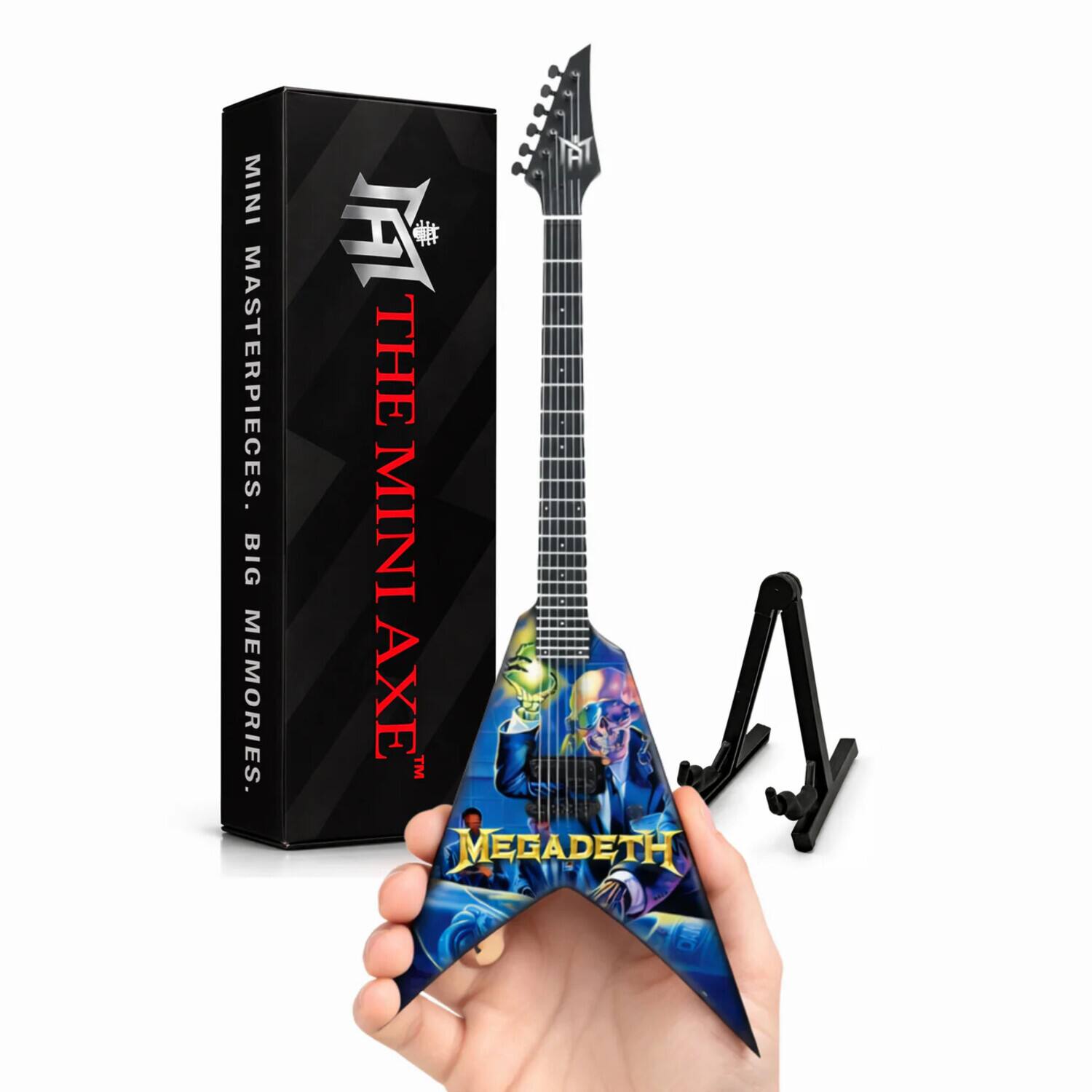 MINI MASTERPIECES BIG MEMORIES. THE MINI AXE MEGADETH