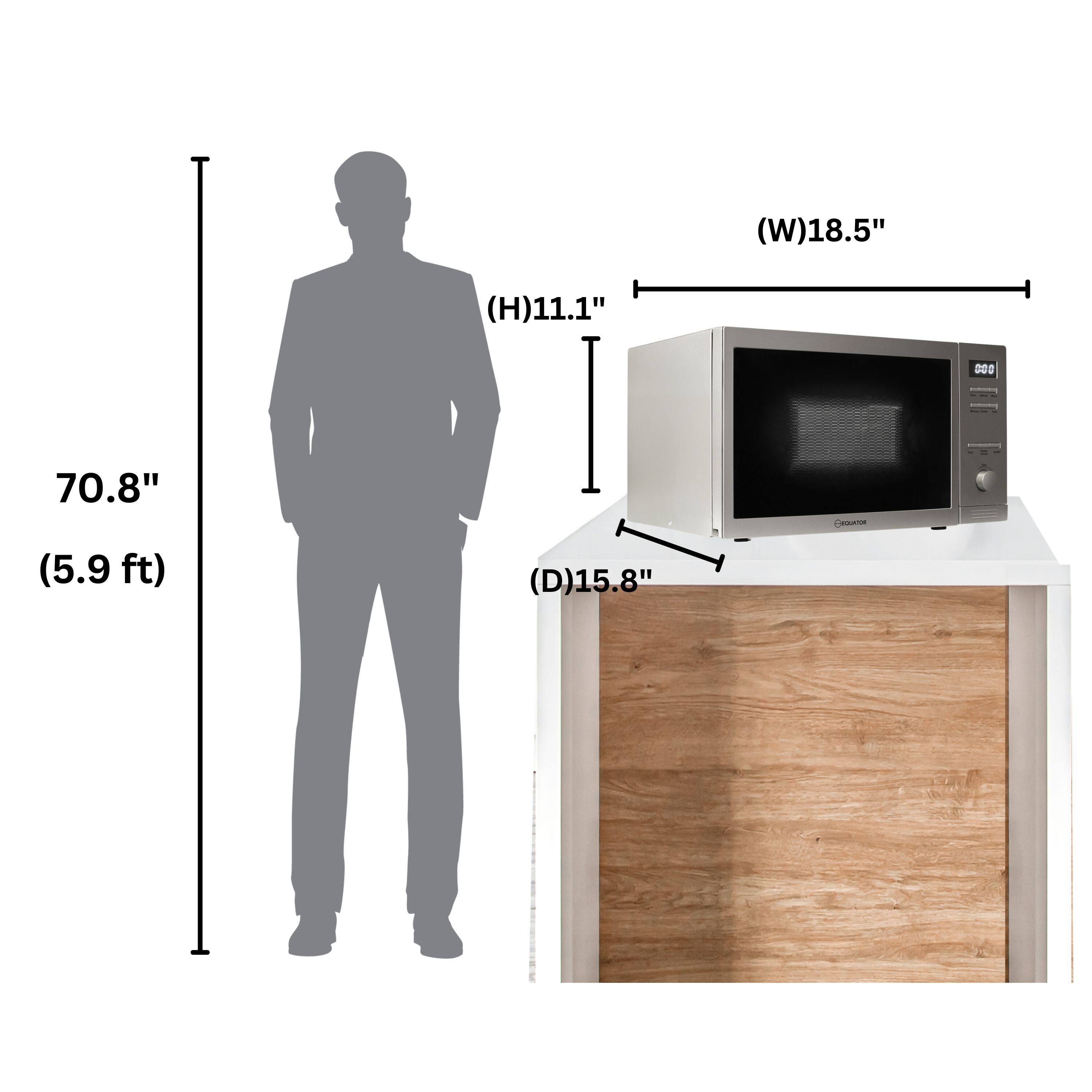 70.8" (5.9 ft)  
(H) 11.1"  
(D) 15.8"  
(W) 18.5"