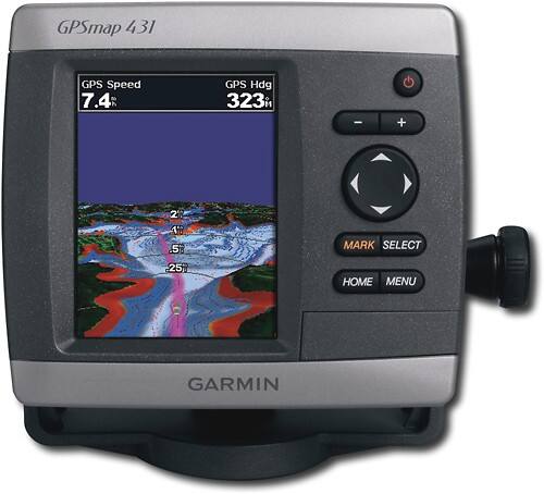 Front Standard. Garmin - GPSMAP 4" Marine GPS Navigator.
